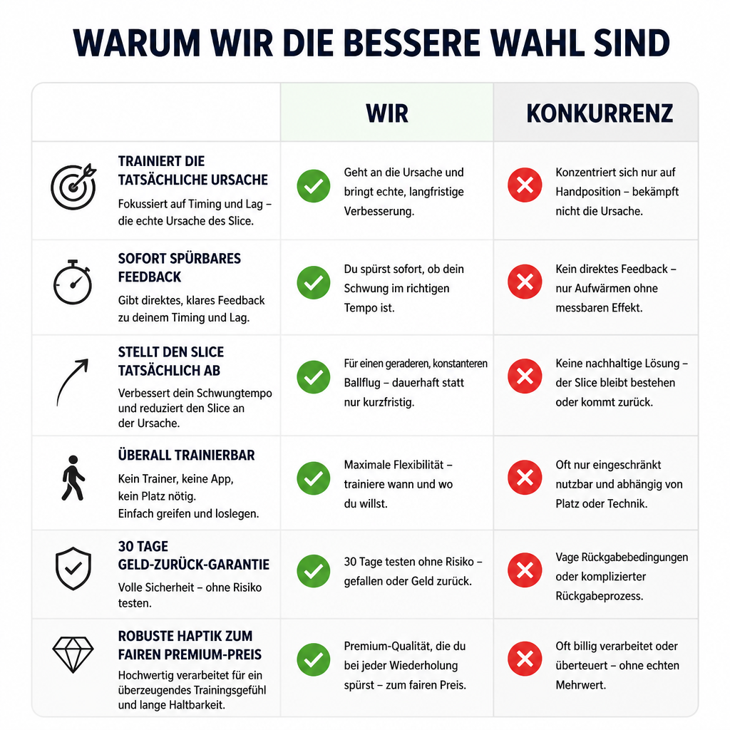 PGM Lag Stick im Vergleich zur Konkurrenz